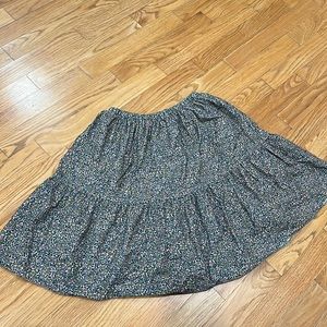 Gorgeous girls Bonpoint floral Corduroy skirt
